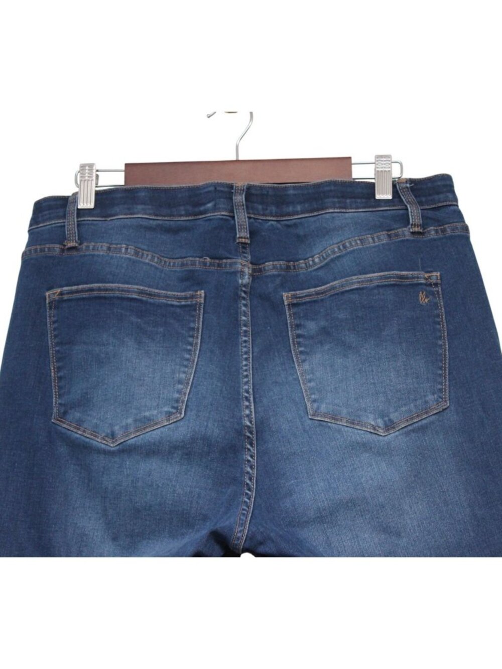 LulaRoe Jeans Size 32 High Rise Straight Stretch Denim Preppy Comfort Slimming - Picture 8 of 12